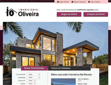 Tablet Screenshot of mgimobiliariaoliveira.com